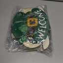 2 Piece St. Patrick's Day Wooden Door Hanging Sign, Shamrock Leprechaun Door Decor Happy St. Patrick's Day Wooden Welcome Sign for Front Door Porch Indoor Outdoor Irish Spring Decorations