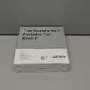 JISULIFE Portable Neck Fan, Hands-Free Bladeless, 5 Speeds, 4000 mAh Battery Operated Wearable Personal Fan, Twistable, Rechargeable, Gift for Women Men-Grey