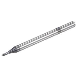 Uxcell Spotting Drill Bits 1.5mm Dia 4mm Shank 60 Degree Solid Carbide AlTiSin Coated 2 Flutes Round Shank Drilling Cutter