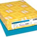 Astrobrights Color Cardstock, 65 lb Cover Weight, 8.5 x 11, Celestial Blue, 250/Pack