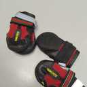 QUMY Dog Shoes for Large Dogs, Medium Dog Boots & Paw Protectors for Winter Snowy Day, Summer Hot Pavement, Water-Resistant in Rainy Weather, Outdoor Walking, Indoor Hard floors Skid-Resistant Sole (Size 6: 2.6''x3.0''(W*L) (Pack of 4))