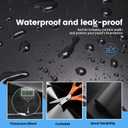 15 x 30 FT Pond Liner, 18 Mil Pond Liners for Outdoor Ponds, HDPE Pond Liner Leakproof Ecofriendly Easy Cut, Fish Pond Liner for Garden Ponds, Fish Ponds, Water Features