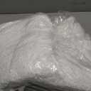 SHACOS White Bathroom Rugs Sets 2 Piece 32x20 + 47x20 inch, Non Slip Bath Mat Microfiber Washable Bathroom Rugs, Soft Fluffy Water Absorbent Bath Mat, Set of 2, White