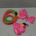 3 PCS Flamingo Inflatable Ring Toss Game - Pool Party Toys Supplies Luau Decorations