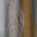 Ling's moment Blush Sheer Curtains, Chiffon Wrinkle-Free Window Doorway Drapes Backdrop for Sliding Glass Doors Living Room Wedding Party Bedroom Farmhouse Arch Stage, 5ft x 10ft 2 Panels