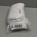 Extra Long Waffle Shower Curtain - White Cotton Texture Fabric Heavyweight Shower Curtain for Bathroom