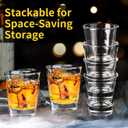 Shot Glasses Bulk 36 Pack 1.7oz / 50 ml Clear Shot Glass with Heavy Base Shot Glasses Bulk for Whiskey, Tequila, Vodka, Liqueur, Bars Gift Box