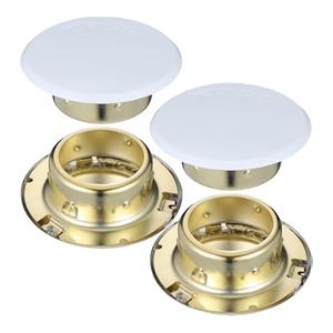 4 x 
TUNA UL & CUL Listed 1/2"NPT Fire Sprinkler Head 155°F (68°C) Concealed Pendent Spray K80 Standard Response for Automatic Fire sprinkler System Concealed Head with White Cover Plate