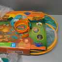 FUN LITTLE TOYS Pop Up Play Tent with Camping Gear and Tools Set, Outdoor Toys for Kids (Green)