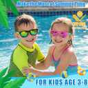 16 Pack Kids Sunglasses Bulk Party Favors, Neon Toddler Sunglasses Bulk for Age 3-7 Boys Girls with UV400 Protection for Party Favors