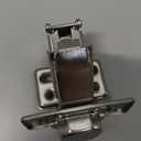 Chibery 2 Pack 165 Degree Frameless Lazy Susan Hinge, Clip ON Plate for Easy Installation, Soft Close Multi-Pivot Concealed Hardware for Corner Kitchen Cabinet, Cupboard Folded, Folden Door, Closets