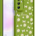 Case for Samsung Galaxy A16 5G, Silicone Shockproof Cover Women | Soft Silicone TPU, Raised Bezels, Precise Cutouts, Crisp Button Response, Shock Protection, Easy Install, Daisy Bloom
