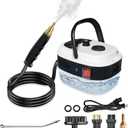 Steam Cleaner, 2500W Handheld High Pressure Steam Cleaner with 3 Brush Heads, Portable Steam Cleaner for Home, Furniture, Kitchen, Bathroom and Car Detailing