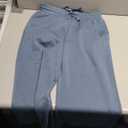 Casly Lamiit Womens 2 Piece Sets Sleeveless Mock Neck Summer Lounge Sets Wide Leg Crop Pants 2026 Vacation Travel Outfits (Large, Blue Grey)