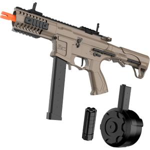 Electric Gel Blaster Modified Toy-ARP9,Semi & Full Automatic Modes Splatter-Blaster 280+FPS,120FT for Outdoor Activities Team Games- Ages 14 & Up and Adults with Drum mag,Long mag,Goggles,Sandy