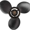 Propeller 9X9 RH 8 Spline Tooth for Mercury Black Max Outboard 6 8 9.9 10 15 HP Boat Motor Engine Parts 3 Blade Aluminum Prop 48-828156A12