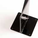 Hi Flame Firewood Kindling Splitter for Wood Stove Fireplace and Fire Pits Wood Splitting Wedge Manual Log Splitter Wedge (Black)