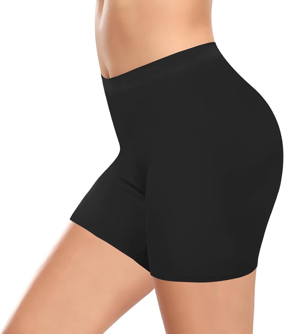 Womens Seamless Shaping Boyshorts Panties Tummy Control Underwear Slimming Shapewear Slip Shorts S