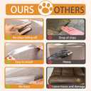 2 x Cat Scratch Furniture Protector - Couch Protector from Cat Claws, Anti-Scratch Leather Sofas Protection, Easy to Remove & No Trace, 8 Pack