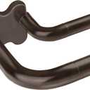 Bronze Wrap Around Double Curtain Rods Set, USFOOK Blackout Dual Curtain Rods for Windows 66 to 120 Inch, 6/8 Inch Room Darkening Curtain Rod 32 to 115 Inch, Decorative Drapery Rods for Home