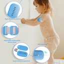 Bed Wetting Alarm for Boys and Girls - USB Rechargeable, Bedwetting Alarm with High Sensitivity Sensor, Loud Sound and Strong Vibration, Proven Solution for Bedwetters(Blue)