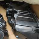 Headlights Assembly Compatible with 2013 2014 2015 2016 Ford Fusion Halogen Headlamp Include Bulb, Black Housing