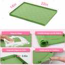 Sdpeia Under Sink Mat 22"14" Waterproof Silicone Cabinet Liner & Sink Protector for Kitchen & Bathroom, Multi-Purpose Organizers Tray for Pets, Laundry, Cat Litter Mat (Avocado Green)