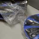 15 inch Blue Wheel Rim Cover Hubcaps Replacement R15 Hub Caps Snap On Universal Wheel Rim Cover ABS Exterior Accessories for Car Trunk SUV Set of 4