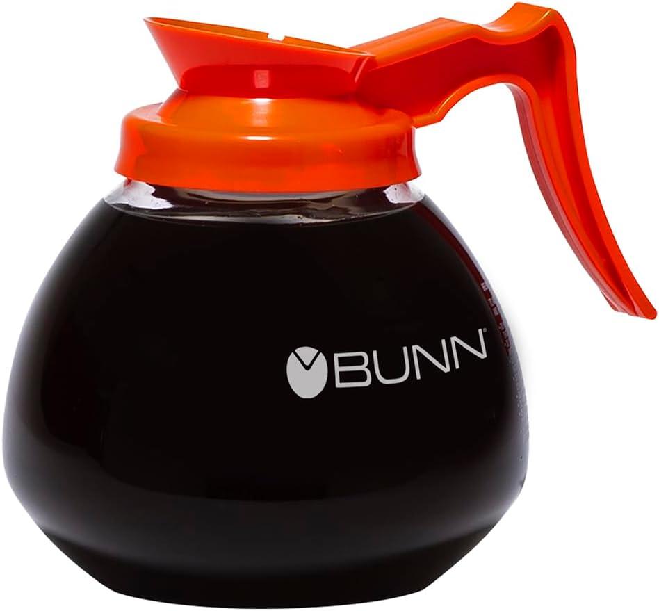 BUNN - BUN424010101 424010101 12-Cup Glass Coffee Decanter, Orange (42401.0101) (64 Ounces)