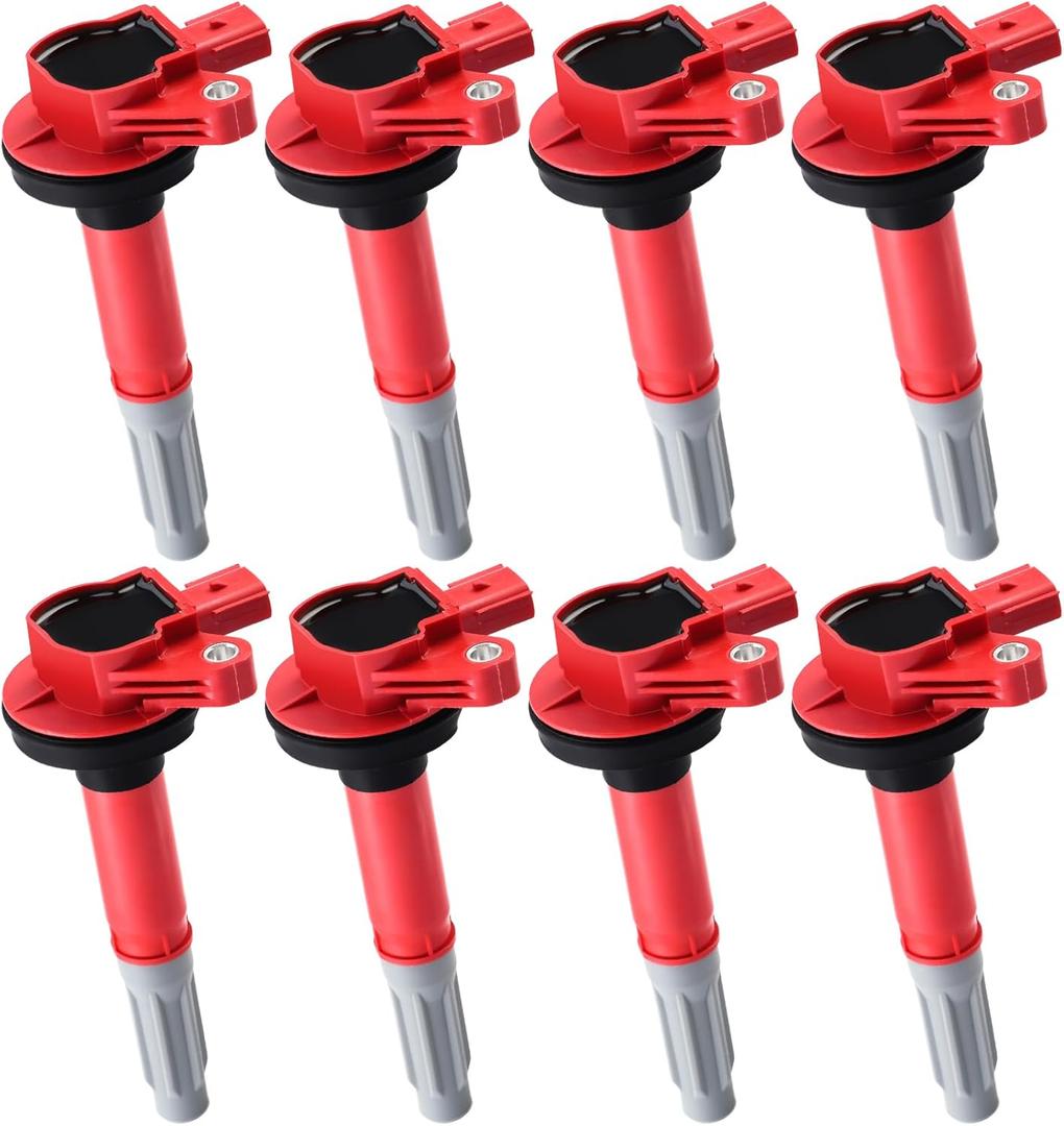 CarBole DG542 Ignition Coils Pack Replacement for Ford F-150 Mustang 5.0L V8 2011-2015, Replace OE# UF622 BR3Z-12029A 5C1859 B181HE (Pack of 8)