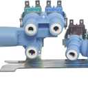 242253002 Refrigerator Water Inlet Valve Compatible With Frigidaire Electrolux Kenmore Crosley Water Inlet Valve Replace 242102201, 2689640, AP5669874, PS7321353, EAP7321353