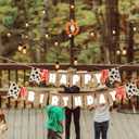 10 x 4 Inch Large Letter Stickers,117 Pieces Self Adhesive Cute Alphabet Sticker for Mailbox, Door, Truck and Outdoor, Waterproof Vinyl Symbol Stickers for DIY12 Sheets White