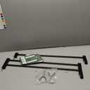 29.5-40.5" Baby Gate for Stairs, Dog Gate for Doorways, Walk Thru Auto Close Metal Baby Safety Gate for The House, Stairs and Doorways, Child Gate Pressure Mounted, Pet Gate for Dog Indoor - Black