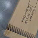 Saluro Front Door Mat, Heavy Duty Indoor Outdoor Entrance Door Mat, 96" x 48" Commercial Door Mats for Entryway, Durable Non-Slip Rubber Backing, Low-Profile Welcome Mats for Entry, Gray