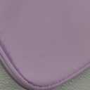 Insulated Lunch Bag With Adjustable Shoulder Strap, Nylon Preppy Lunch Box Large Insulated Lunch Bag Reusable Lunch Tote Bag with Smiley Preppy LunchBag for Girls School Travel Picnic (Purple)