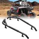 HAKA TOUGH Rock Sliders Nerf Bars for Polaris RZR XP 1000 Accessories 2014-2023, Heavy Duty Steel Side Step Tree Kicker for Polaris RZR XP 1000/ XP Turbo/ S900/ S1000/ Trail S 900 14-23, 2 Seater