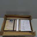 YGYQZ Desk Shelf Organizer for Top of Desk, Detachable 2 Tier Desktop Bookshelf, Wooden Desk Shelves Storage Rack, Small Desktop Shelf for Office Home Dorm, Tabletop Desk Organizer Stand (Black Wood)