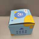 MOHAYA Cat Toys4-in-1 Interactive Cat Toy for Indoor Cats with Laser, Fluttering Butterfly, Moving Feather and Track Balls - USB Rechargeable Self-Play Kitten Toy (White)