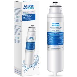 GOLDEN ICEPURE RWF1300A Water Filter Replacement for Daewoo DW2042FR-09, DW2042FB, Kenmore 469130, Aqua Crystal DW2042F-09, FRN-Y22D2V, FRN-Y22D2W,1PACK