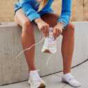 Saucony Women's RunDry Performance Heel Tab Athletic Socks, Available in S-L (8, 16, 24 Pairs) (Black, L)