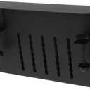 Uonlytech Desk Side Storage Organizer Clamp Mount Laptop Holder under Desk File Storage Basket