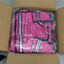 ZELUS Weighted Vest for Men and Women, 11-20lb Vest with 6 Ironsand Weights for Home Workouts | Adjustable Body Weight Vest Exercise Set for Cardio and Strength Training (Pink)