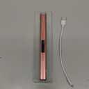 MEIRUBY Lighter Electric Candle Lighter, Birthday for Women Men Mom Wife Sister, Rechargeable USB Arc Lighters for Candle Camping BBQ (Rose Gold)