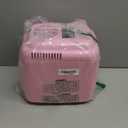 CROWNFUL Mini Fridge, 4 Liter/6 Can Portable Cooler and Warmer Personal Refrigerator for Skin Care, Cosmetics, Beverage, Food,Great for Bedroom, Office, Car, Dorm, ETL Listed (Pink)