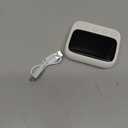 Shower Timer Waterproof Bathroom Toilet Timer Digital Kitchen for Wall Mount, Study w/Foldable Stand, Countdown Stopwatch w/Suction Cup for Swim, Rechargeable, White