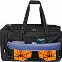 MATEIN Extra Large Catchers Gear Bag, 90 L Baseball Bag with Vented Shoes Compartment and Bat Holder for Baseball Equipment, Softball Duffle Fits Batting Mitten, Tball Gear, Helmet for Adult Men