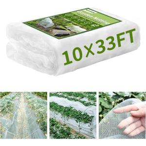 10x33Ft Garden Netting, Ultra Fine Mesh Netting, Plants Cover Pest Barrier Bird Net