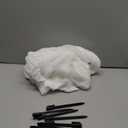 Halloween Spider Webs Decoration Outdoor, Stretchy Beef Netting Spooky Spider Webs Decorations with Ground Stakes for Halloween Party Haunted House Indoor and Outdoor (White)