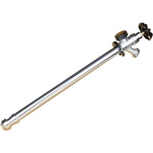 WHK 12 Inch Frost Free Outdoor Faucet Sillcock 1/2 x 3/4 Inch MHT, Frost Proof Outdoor Faucet Bib with 1/2" Push-to-Connect Plumbing Fittings, Brass Push Fit Connector for Copper, PEX, CPVC Pipe