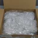 Junkin 48 Pieces Disco Necklaces Decoration Bulk Disco Mirror Ball New Year 70s Party Favors Mini Balls Decoration, 1.57 Inch Stage Props Accessories (Silver)